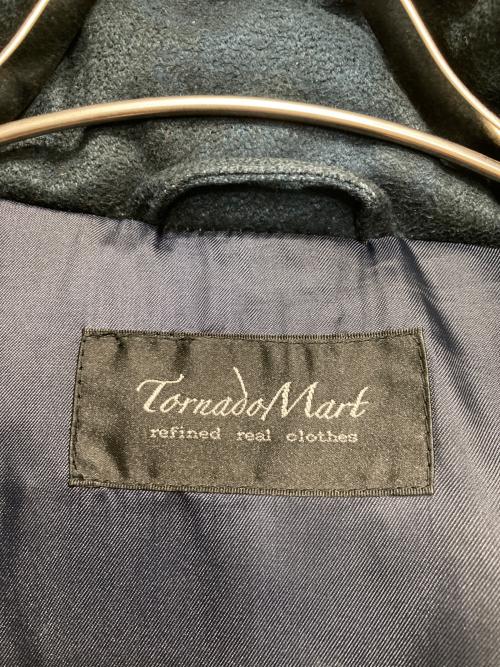 TORNADO MART（トルネードマート）TORNADO MART (トルネードマート) ファー付スウェードダウンジャケット ネイビー サイズ:SIZELの古着・服飾アイテム