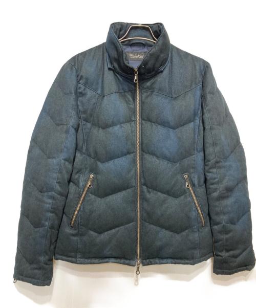 TORNADO MART（トルネードマート）TORNADO MART (トルネードマート) ファー付スウェードダウンジャケット ネイビー サイズ:SIZELの古着・服飾アイテム