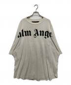 Palm Angelsパーム エンジェルス）の古着「FRONT LOGO OVER TEE」｜グレー