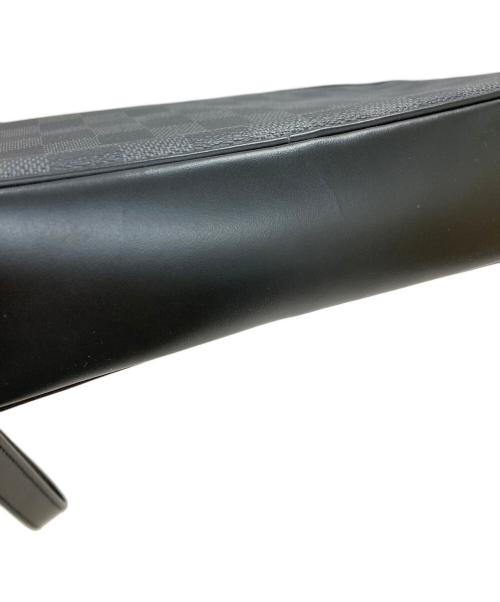 LOUIS VUITTON（ルイ ヴィトン）LOUIS VUITTON (ルイ ヴィトン) N41664　クラッチバッグ・ダミエ・グラフィット ポシェット カサイ ブラックの古着・服飾アイテム