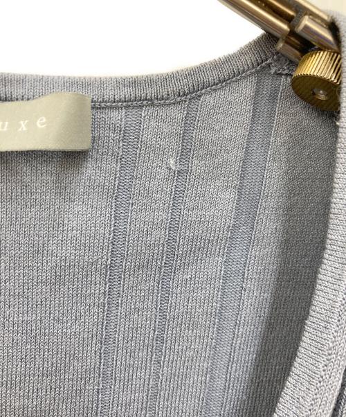 theory luxe（セオリーリュクス）theory luxe (セオリーリュクス) ノースリーブワンピース ブルー サイズ:Mの古着・服飾アイテム