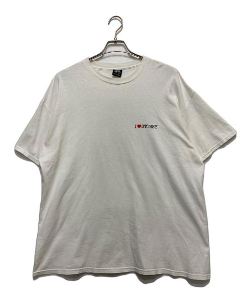 stussy（ステューシー）stussy (ステューシー) バックフォトプリントTシャツ ホワイト サイズ:XLの古着・服飾アイテム