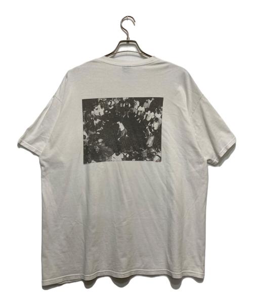 stussy（ステューシー）stussy (ステューシー) バックフォトプリントTシャツ ホワイト サイズ:XLの古着・服飾アイテム