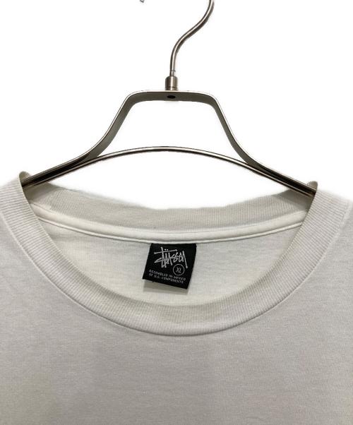 stussy（ステューシー）stussy (ステューシー) バックフォトプリントTシャツ ホワイト サイズ:XLの古着・服飾アイテム