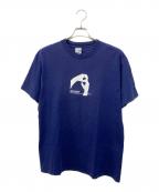 stussyステューシー）の古着「銀タグ オールドTシャツ」｜ネイビー