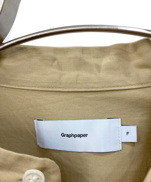 Graphpaper（グラフペーパー）Graphpaper (グラフペーパー) バンドカラーシャツ ベージュ サイズ:Freeの古着・服飾アイテム