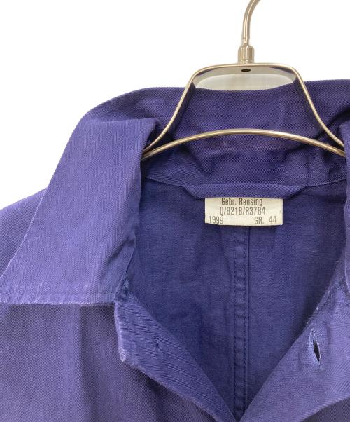 Gebr.Rensing（Gebr.Rensing）Gebr.Rensing (Gebr.Rensing) ドイツ軍ヘリンボーンツイルワークジャケット ネイビー サイズ:SIZE 44の古着・服飾アイテム