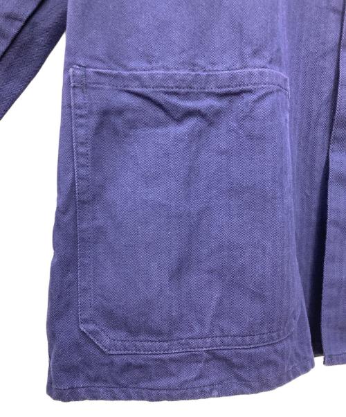Gebr.Rensing（Gebr.Rensing）Gebr.Rensing (Gebr.Rensing) ドイツ軍ヘリンボーンツイルワークジャケット ネイビー サイズ:SIZE 44の古着・服飾アイテム