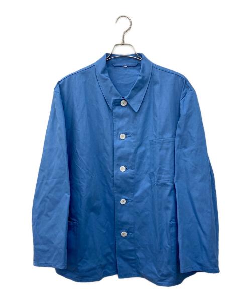 S.FEUCHTER RINGELAI（S.FEUCHTER RINGELAI）S.FEUCHTER RINGELAI (S.FEUCHTER RINGELAI) ドイツ軍コットンツイルワークジャケット ブルー サイズ:size55の古着・服飾アイテム