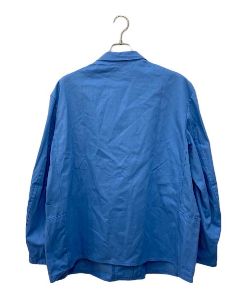 S.FEUCHTER RINGELAI（S.FEUCHTER RINGELAI）S.FEUCHTER RINGELAI (S.FEUCHTER RINGELAI) ドイツ軍コットンツイルワークジャケット ブルー サイズ:size55の古着・服飾アイテム