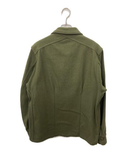 MILITARY（ミリタリー）MILITARY (ミリタリー) ウールユーティリティシャツ カーキ サイズ:Ｍの古着・服飾アイテム
