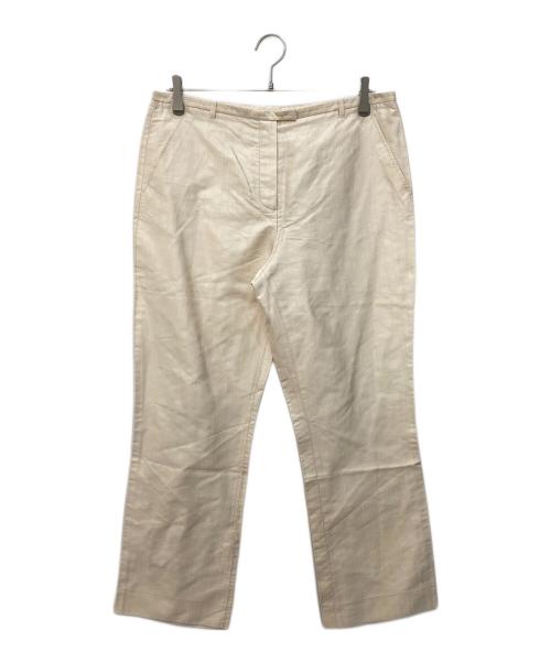 HERMES（エルメス）HERMES (エルメス) シルクスラックス アイボリー サイズ:SIZE 42の古着・服飾アイテム