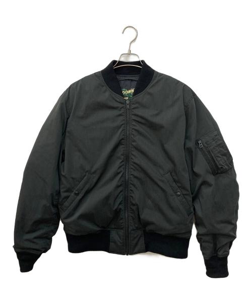 Schott（ショット）Schott (ショット) NANGA (ナンガ) ×NANGA HINOC MA-1 ブラック サイズ:XLの古着・服飾アイテム