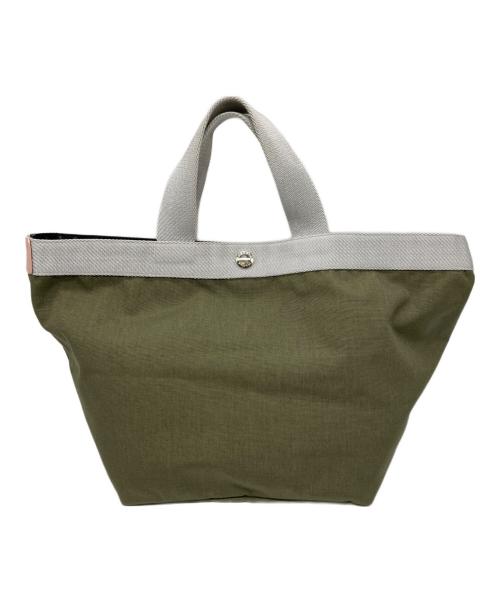 Herve Chapelier（エルベシャプリエ）Herve Chapelier (エルベシャプリエ) 舟形トートバッグ カーキの古着・服飾アイテム