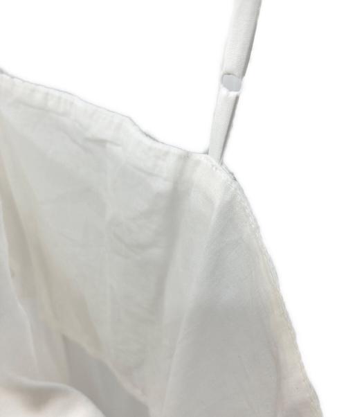 FRAY ID（フレイ アイディー）FRAY ID (フレイ アイディー) カットワークレースフレアスリーブワンピ ホワイト サイズ:Sの古着・服飾アイテム