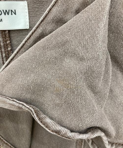 Lily Brown（リリーブラウン）Lily Brown (リリーブラウン) デニムフリルワンピース ブラウン サイズ:Sの古着・服飾アイテム