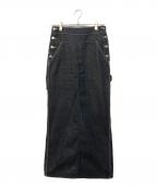 beautiful peopleビューティフルピープル）の古着「Selvedge Denim Tight Skirt」｜ネイビー