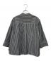 green label relaxing (グリーンレーベルリラクシング) ワイド スリーブ スタンドカラー シャツ グレー サイズ:Free：3000円
