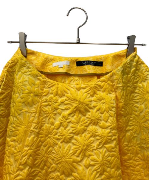 R（アール）R (アール) LIMONTA フラワージャカード スカート イエロー サイズ:34（P7）の古着・服飾アイテム