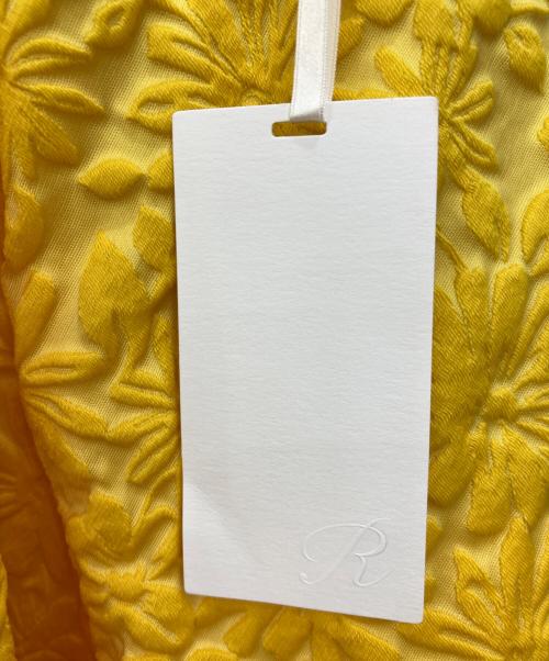 R（アール）R (アール) LIMONTA フラワージャカード スカート イエロー サイズ:34（P7）の古着・服飾アイテム