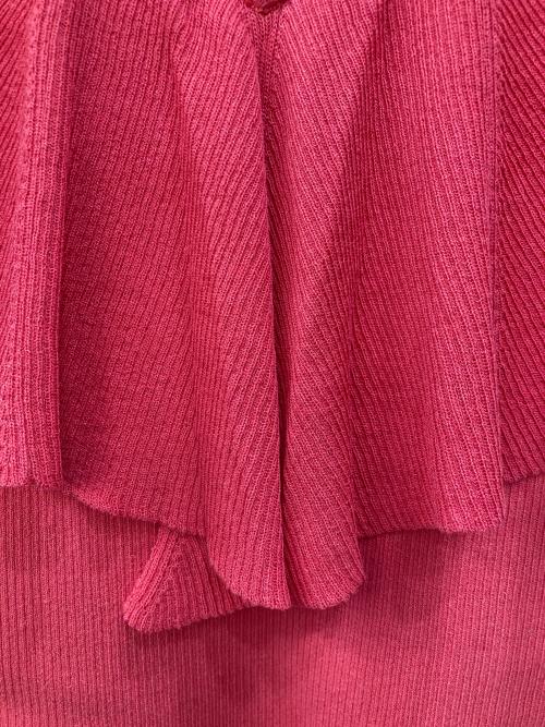 GRACE CONTINENTAL（グレースコンチネンタル）GRACE CONTINENTAL (（グレースコンチネンタル) カリビアンリブニット レッド サイズ:Sの古着・服飾アイテム