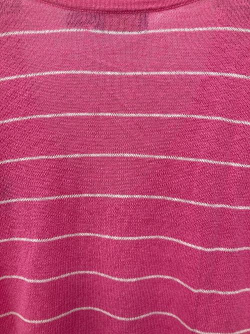 POLO RALPH LAUREN（ポロ・ラルフローレン）POLO RALPH LAUREN (ポロ・ラルフローレン) リネン混ニット ピンク サイズ:XSの古着・服飾アイテム