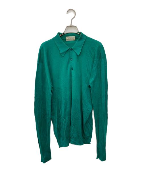 JOHN SMEDLEY（ジョンスメドレー）JOHN SMEDLEY (ジョンスメドレー) ヴィンテージポロシャツ グリーン サイズ:40/102㎝の古着・服飾アイテム
