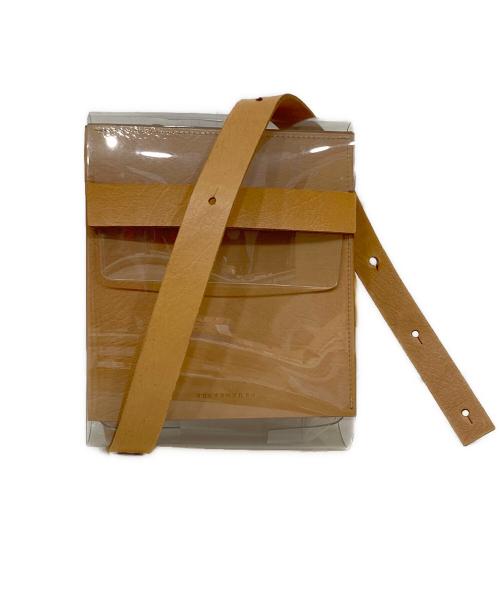 macromauro（マクロマウロ）macromauro (マクロマウロ) クリアショルダーバッグ ベージュの古着・服飾アイテム