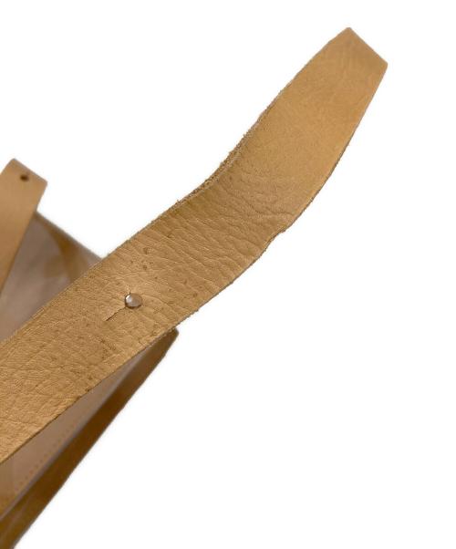 macromauro（マクロマウロ）macromauro (マクロマウロ) クリアショルダーバッグ ベージュの古着・服飾アイテム