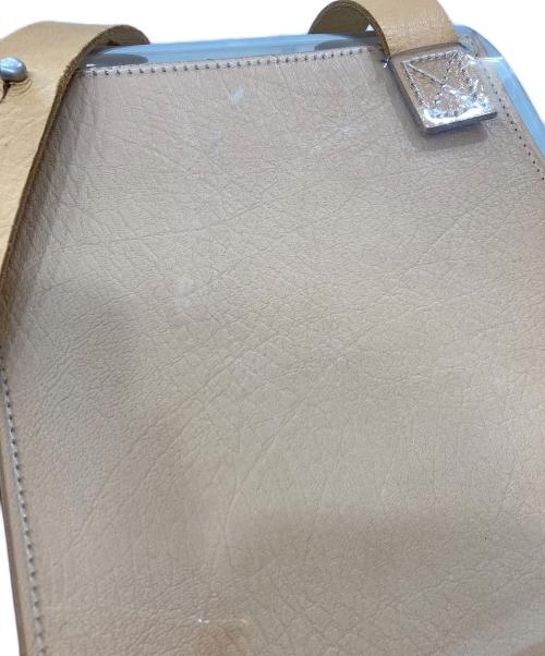 macromauro（マクロマウロ）macromauro (マクロマウロ) クリアショルダーバッグ ベージュの古着・服飾アイテム