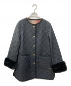 BLUE LABEL CRESTBRIDGEブルーレーベルクレストブリッジ）の古着「リバーシブルキルティングコート」｜ブラック