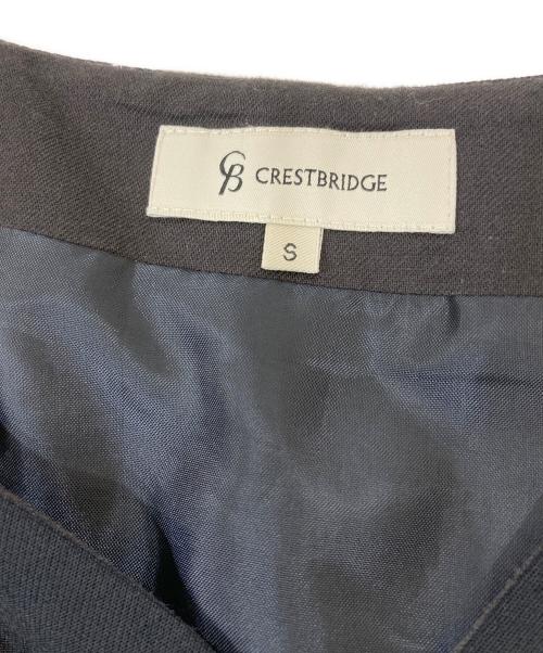 BLUE LABEL CRESTBRIDGE（ブルーレーベルクレストブリッジ）BLUE LABEL CRESTBRIDGE (ブルーレーベルクレストブリッジ) キャミソールワンピース ブラック サイズ:Sの古着・服飾アイテム