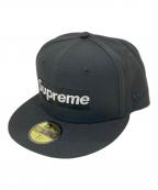 SUPREME×New Eraシュプリーム×ニューエラ）の古着「Sharpie Box Logo New Era Fitted Cap/ボックスロゴキャップ」｜ブラック