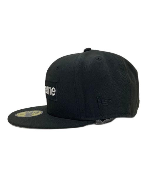 SUPREME（シュプリーム）SUPREME (シュプリーム) New Era (ニューエラ) Sharpie Box Logo New Era Fitted Cap/ボックスロゴキャップ ブラック サイズ:SIZE 58.7CM 未使用品の古着・服飾アイテム