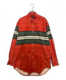POLO RALPH LAUREN（ポロ・ラルフローレン）の古着「ハンプシャツ」｜レッド