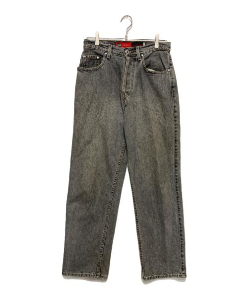 Levi's SILVER TAB（リーバイス シルバータブ）Levi's SILVER TAB (リーバイス シルバータブ) 先染めブラックデニムパンツ グレー サイズ:SIZE 76cm (W30)の古着・服飾アイテム