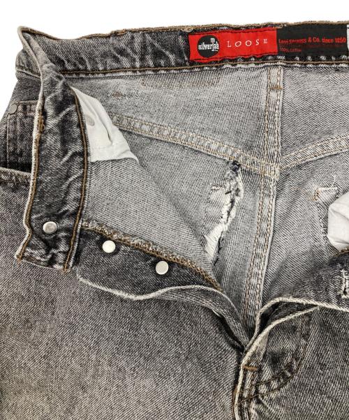 Levi's SILVER TAB（リーバイス シルバータブ）Levi's SILVER TAB (リーバイス シルバータブ) 先染めブラックデニムパンツ グレー サイズ:SIZE 76cm (W30)の古着・服飾アイテム