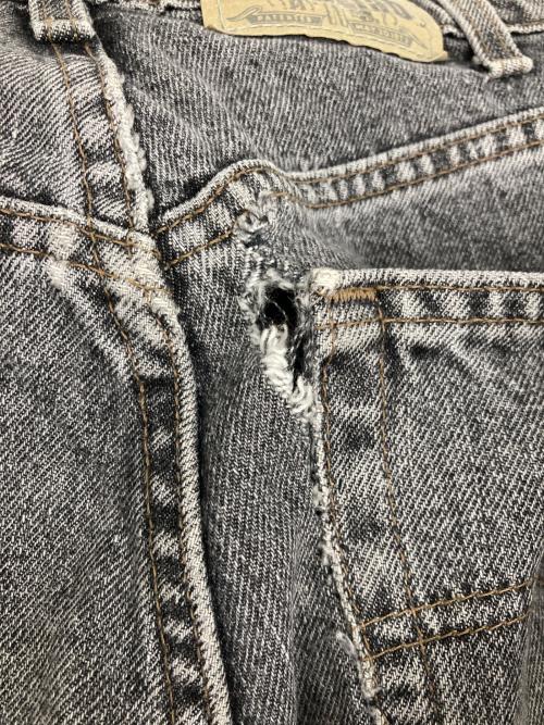 Levi's SILVER TAB（リーバイス シルバータブ）Levi's SILVER TAB (リーバイス シルバータブ) 先染めブラックデニムパンツ グレー サイズ:SIZE 76cm (W30)の古着・服飾アイテム