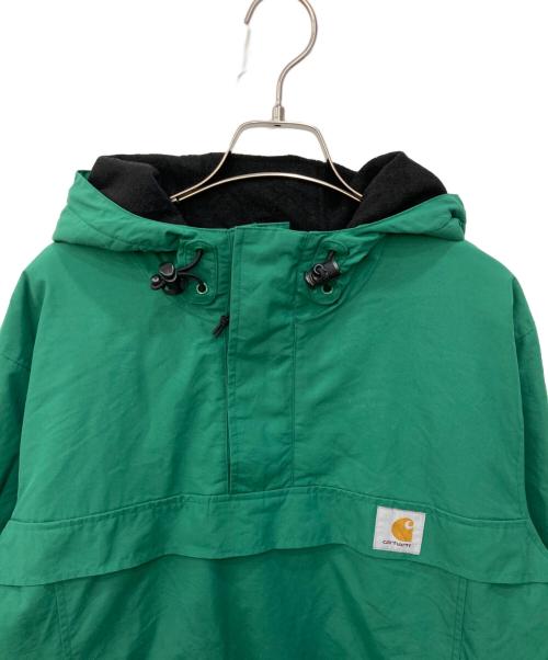 CarHartt（カーハート）CarHartt (カーハート) ナイロンハーフジップジャケット グリーン サイズ:Ｍの古着・服飾アイテム