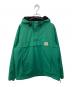 CarHartt（カーハート）の古着「ナイロンハーフジップジャケット」｜グリーン