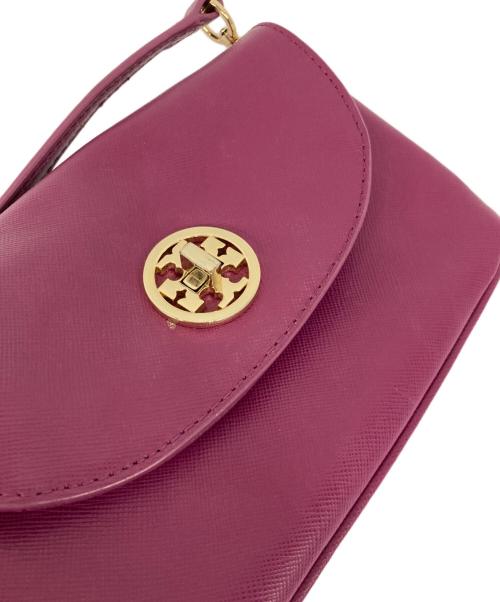 TORY BURCH（トリーバーチ）TORY BURCH (トリーバーチ) ショルダーポーチ パープルの古着・服飾アイテム