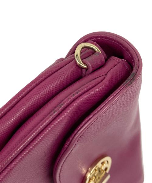 TORY BURCH（トリーバーチ）TORY BURCH (トリーバーチ) ショルダーポーチ パープルの古着・服飾アイテム