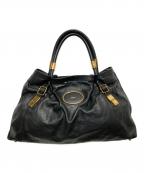 Chloeクロエ）の古着「ヴィクトリアレザートートバッグ」｜ブラック