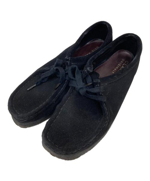CLARKS ORIGINALS（クラークス オリジナルズ）Clarks Originals (クラークス オリジナルズ) ワラビー ブラック サイズ:24.5の古着・服飾アイテム