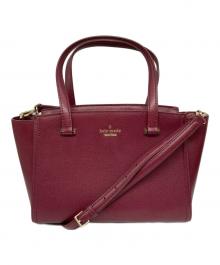 Kate Spade（ケイトスペード）の古着「2WAYバッグ」｜ボルドー