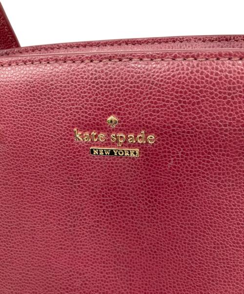 Kate Spade（ケイトスペード）Kate Spade (ケイトスペード) 2WAYバッグ ボルドーの古着・服飾アイテム