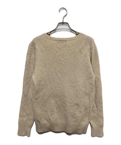 POLO RALPH LAUREN（ポロ・ラルフローレン）POLO RALPH LAUREN (ポロ・ラルフローレン) カシミヤ混Vネックニット ベージュ サイズ:XSの古着・服飾アイテム