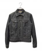 BURBERRY LONDONバーバリーロンドン）の古着「袖裏ノヴァチェックデニムジャケット」｜グレー