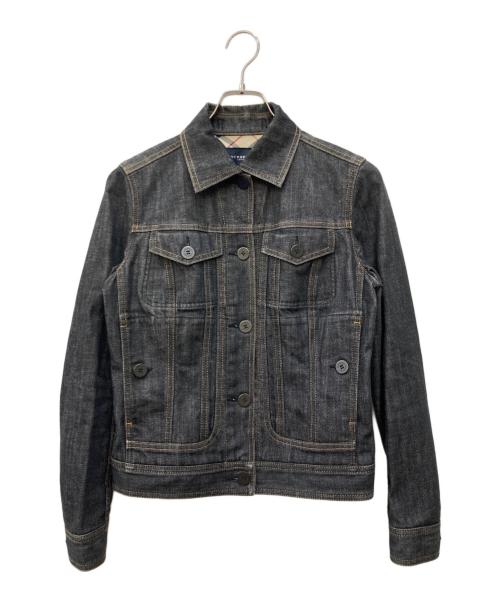 BURBERRY LONDON（バーバリーロンドン）BURBERRY LONDON (バーバリーロンドン) 袖裏ノヴァチェックデニムジャケット グレー サイズ:38の古着・服飾アイテム