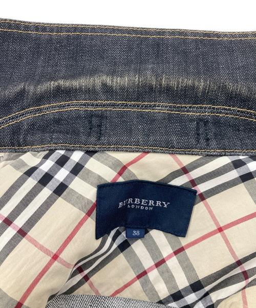 BURBERRY LONDON（バーバリーロンドン）BURBERRY LONDON (バーバリーロンドン) 袖裏ノヴァチェックデニムジャケット グレー サイズ:38の古着・服飾アイテム